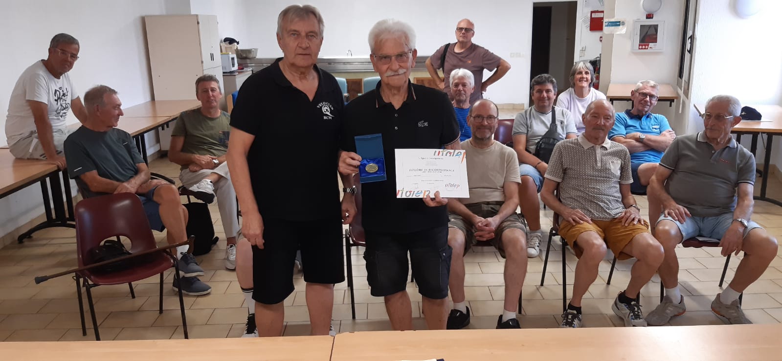 Médaille du Bénévolat de l'UFOLEP  pour Roger GARCIA